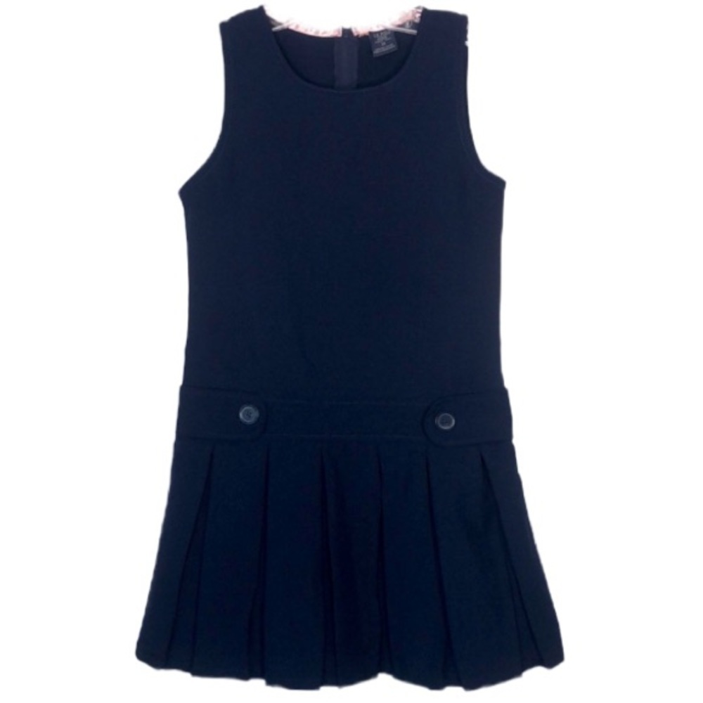 U.S. POLO ASSOCIATION NAVY SCHOOLGIRL PLEATED DRESS GIRLS SIZE 10